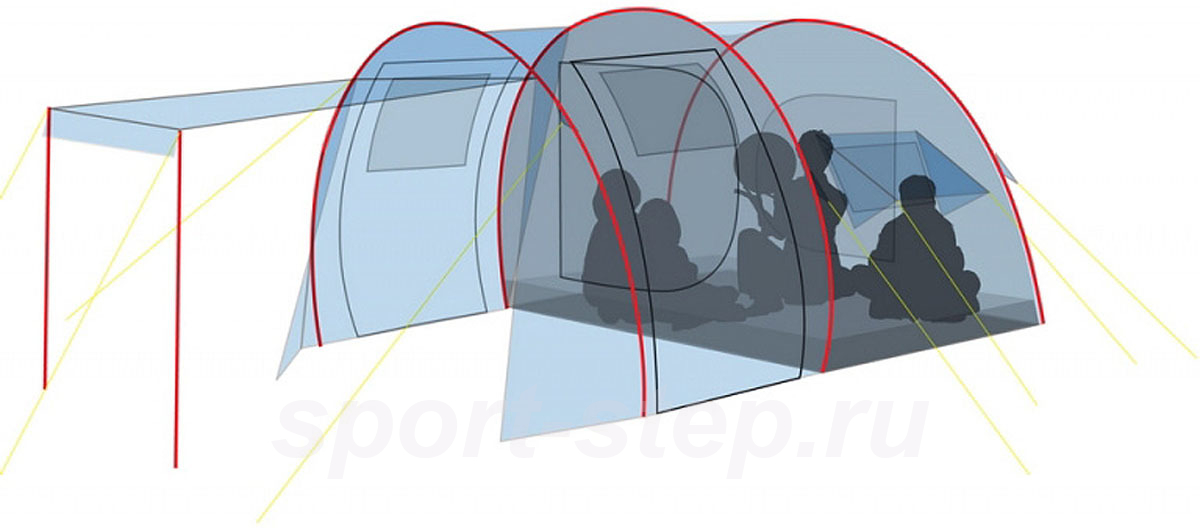 Палатка Canadian Camper TANGA 3, цвет royal