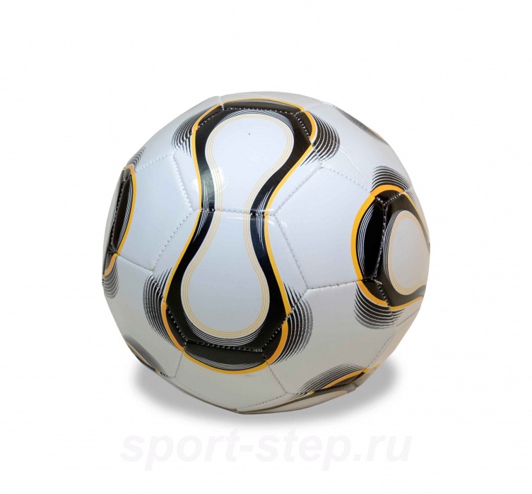Мяч футбольный, размер 5, PVC, вес 390-420 гр, черный