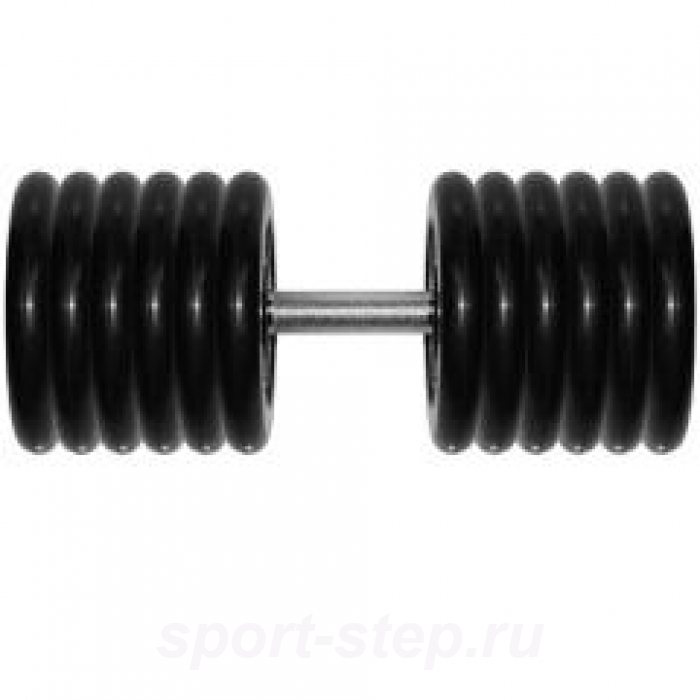 Гантель 51 кг черная неразборная Barbell G51