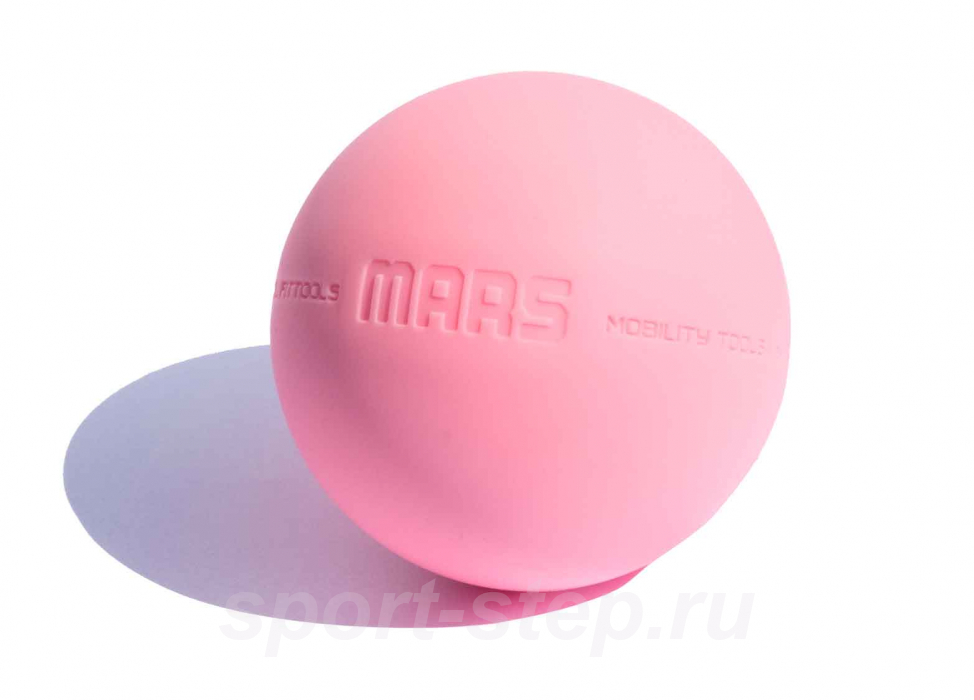 Мяч для МФР 9 см одинарный розовый Original FitTools FT-MARS-PINK