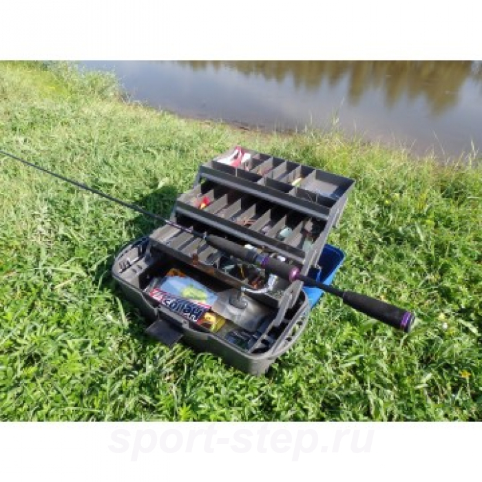 Ящик рыболова трехполочный синий (T-HS-FB3-B) Helios
