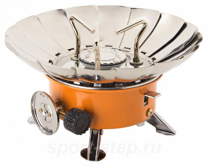 Плита газовая мини в сумке с ветрозащитой Tourist TULPAN-S TM-400