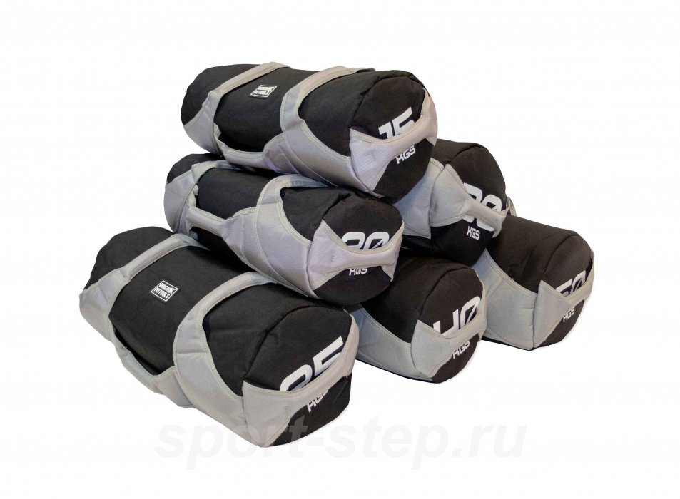 Сэндбэг (нагрузка до 30 кг) черно-серый Original FitTools FT-SNDBG-30-GY