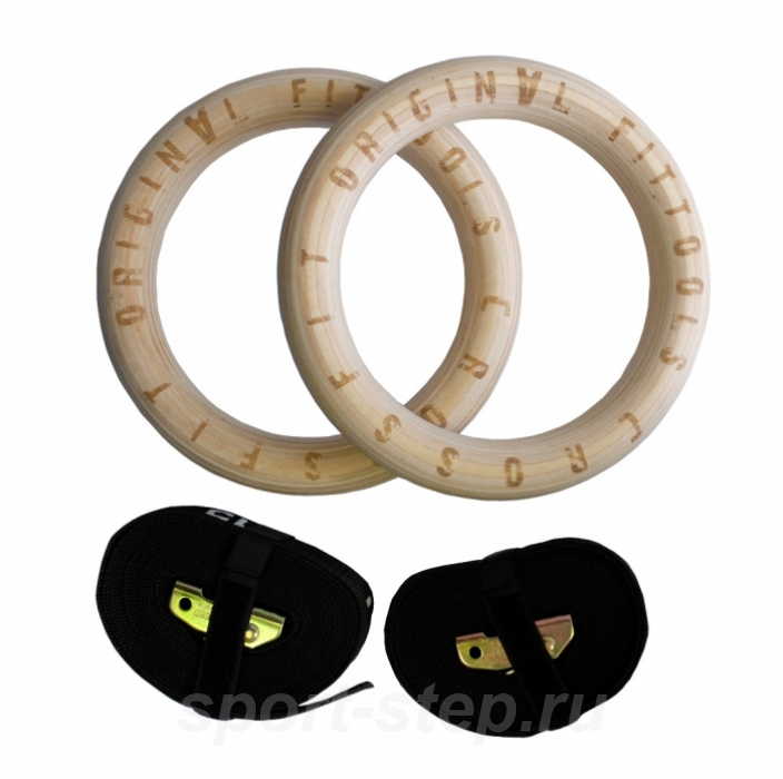 Кольца гимнастические 23,5 см Original FitTools FT-CROSSRINGS
