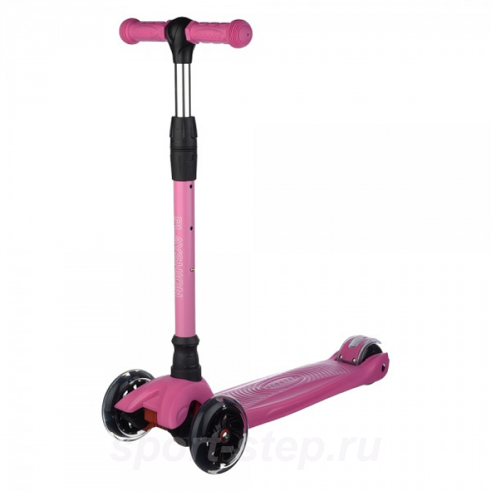 Самокат Playshion Maxi City розовый