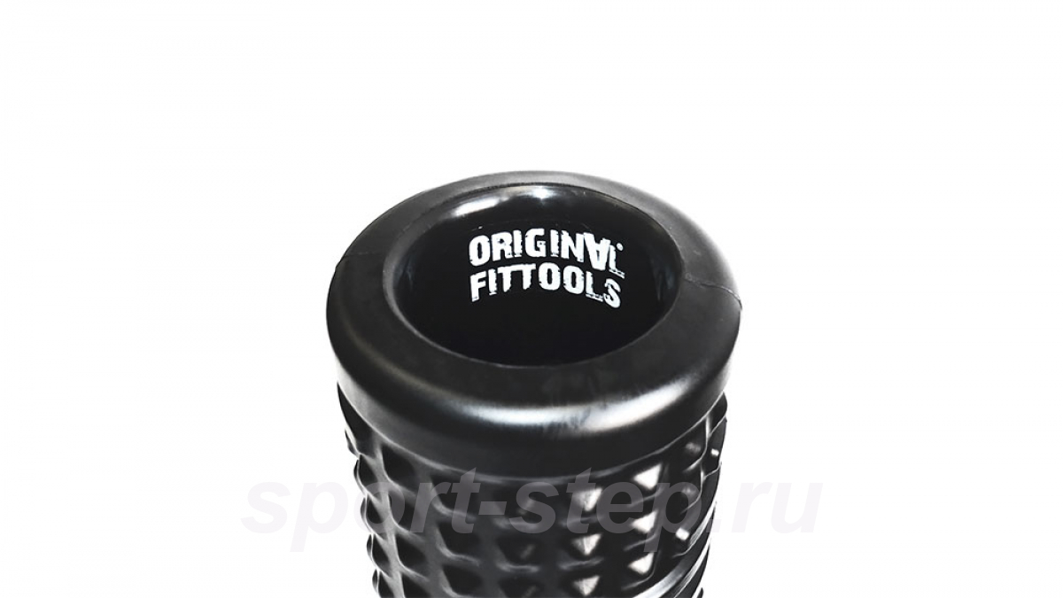 Цилиндр массажный 45х12,7 см черный Original Fittools FT-PU-18
