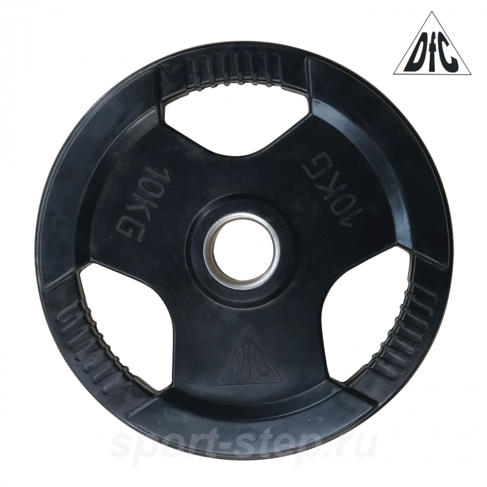 Диск обрезиненный DFC, чёрный, 51 мм, 10 кг WP015-51-10