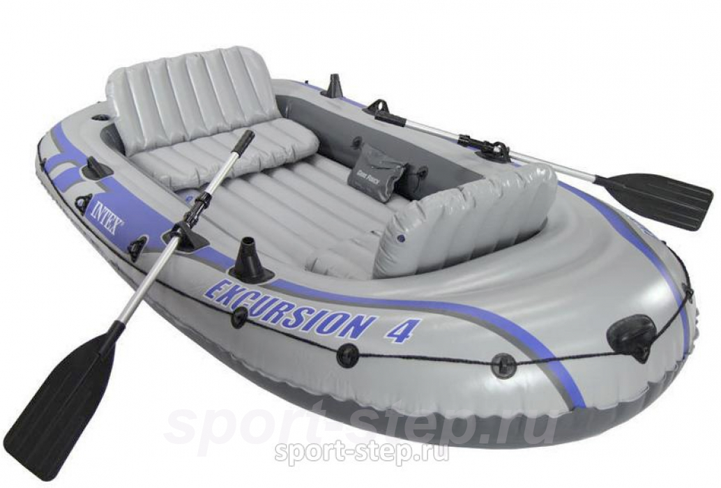 Надувная лодка Intex 68324 NP/EP Excursion 4 Set