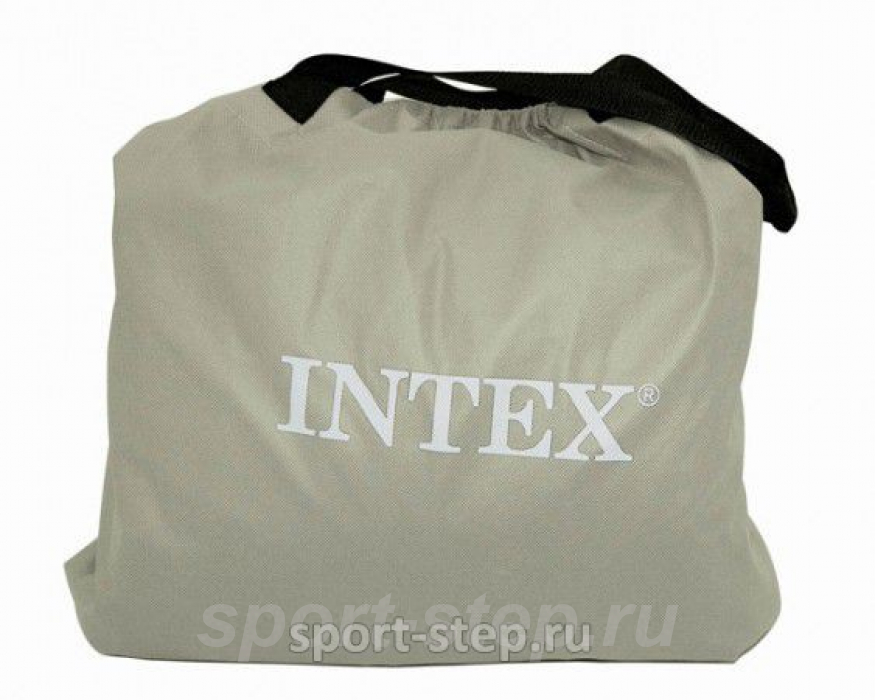 Двуспальная надувная кровать Intex Foam Top Bed Queen 67956 с встроенным насосом