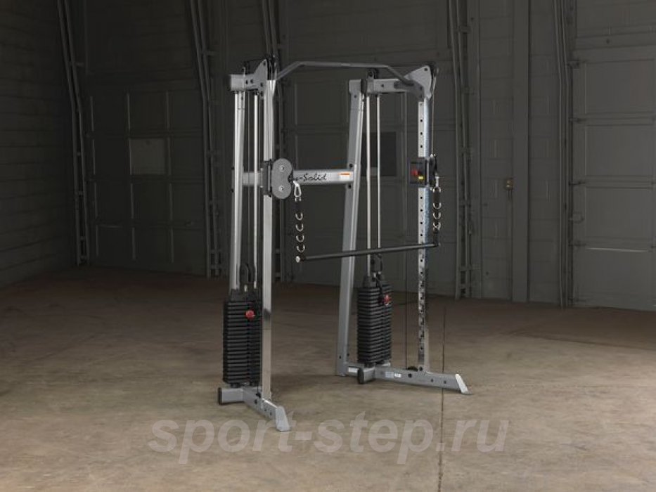 Кроссовер угловой с двумя весовыми стеками по 72,5 кг Body-Solid GDCC210