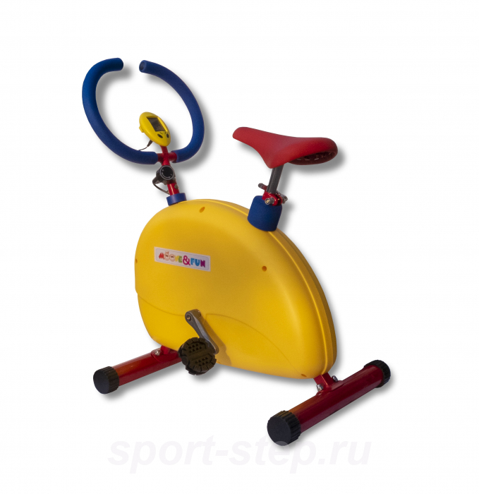 Детский велотренажер большой с компьютером Moove&Fun SH-02CB