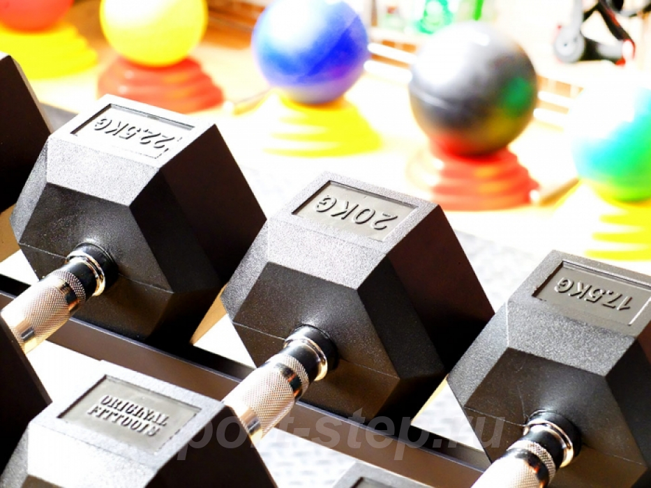 Гантель 35 кг гексагональная Original FitTools FT-HEX-35