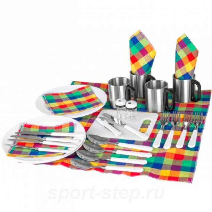 Набор для пикника на 4 персоны HS-811(4)BG Helios