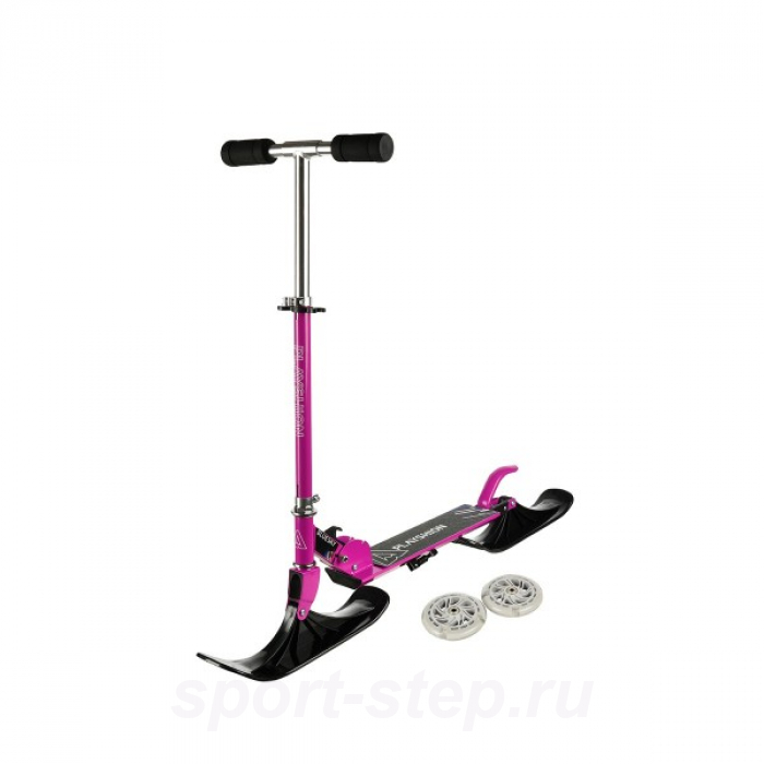 Снегокат самокат 2в1 BLUESKY-SNW Playshion, фиолетовый