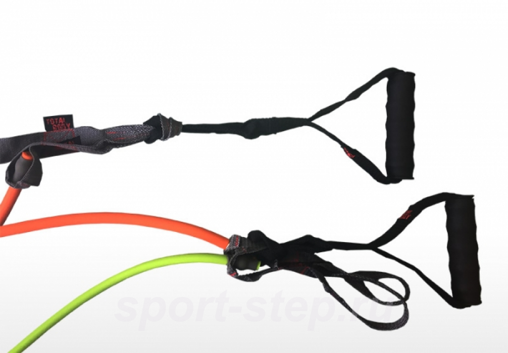 Эспандер трубчатый Total Body (латекс) оранжевый 22,6 кг FT-LTX-50LB