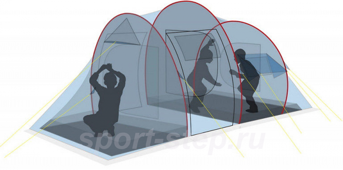 Палатка Canadian Camper TANGA 5, цвет woodland