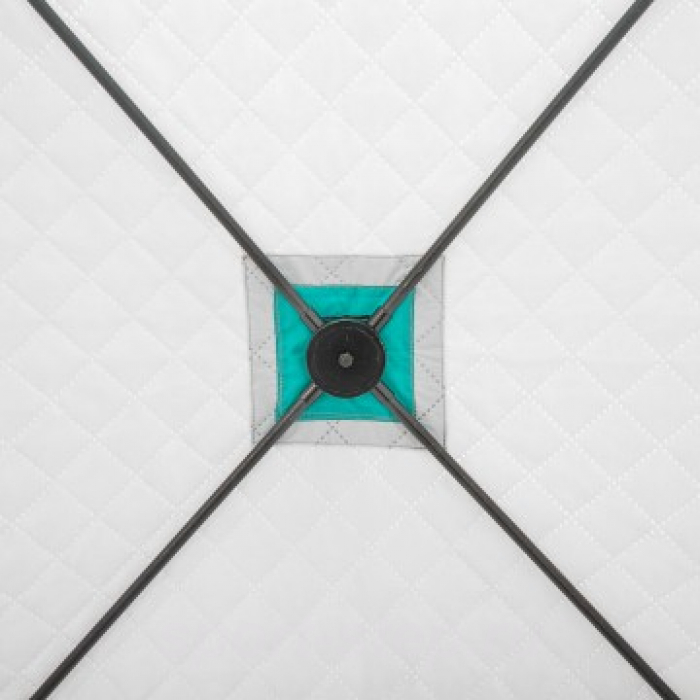 Палатка зимняя Куб Комфорт утепл. 1,5х1,5 biruza/gray PREMIER (PR-ISCC-150BG)