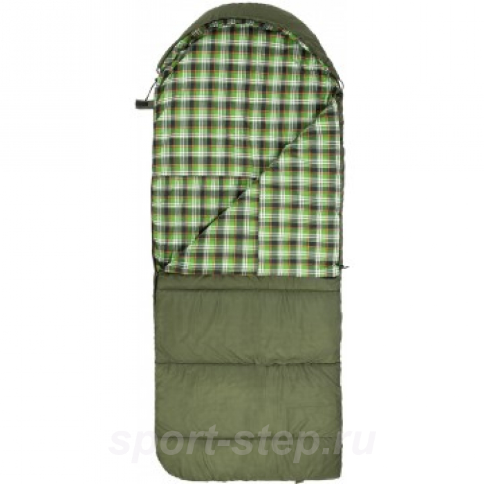 Спальный мешок Beluha wide 220х90 (400 гр/м.кв) хаки (термофайбер/шерсть) (HS-BELW-400) Helios