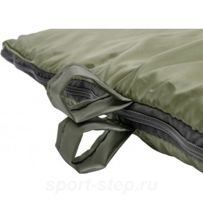 Спальный мешок OLYMPUS Wide 400 (220х90, холлофайбер, зеленый) (T-HS-SB-OW-400) Helios