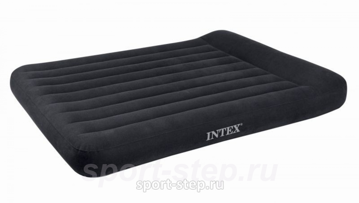 Односпальный надувной матрас Intex Pillow Rest Classic Bed Full 66780 с встроенным электрическим насосом
