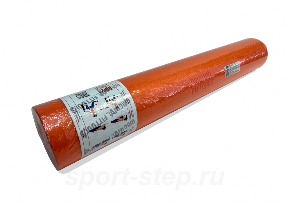Ролик для пилатес цилиндрический 36" оранжевый Original FitTools FT-FFR-36-OR
