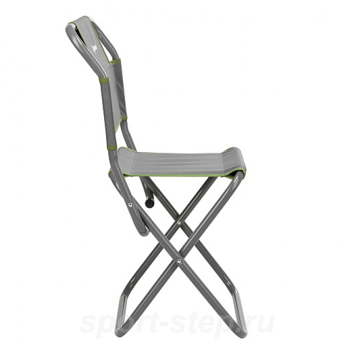 Стул турист. со спинкой СР-450.22c (ст.труба д22) серо-зеленый (T-N-TC-450.22s-GR) NISUS (Тонар)