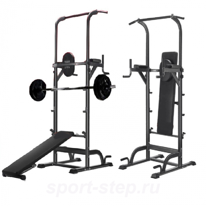 Силовая стойка со скамьей Royal Fitness, Арт. HB-DG005
