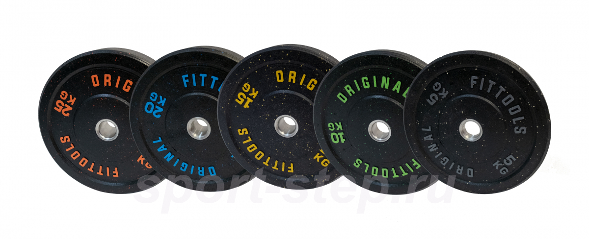 Диск бамперный 25 кг Original FitTools FT-RPI-25