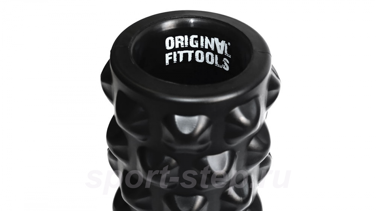 Цилиндр массажный 33,5х14 см черный OFT FT-PU-13