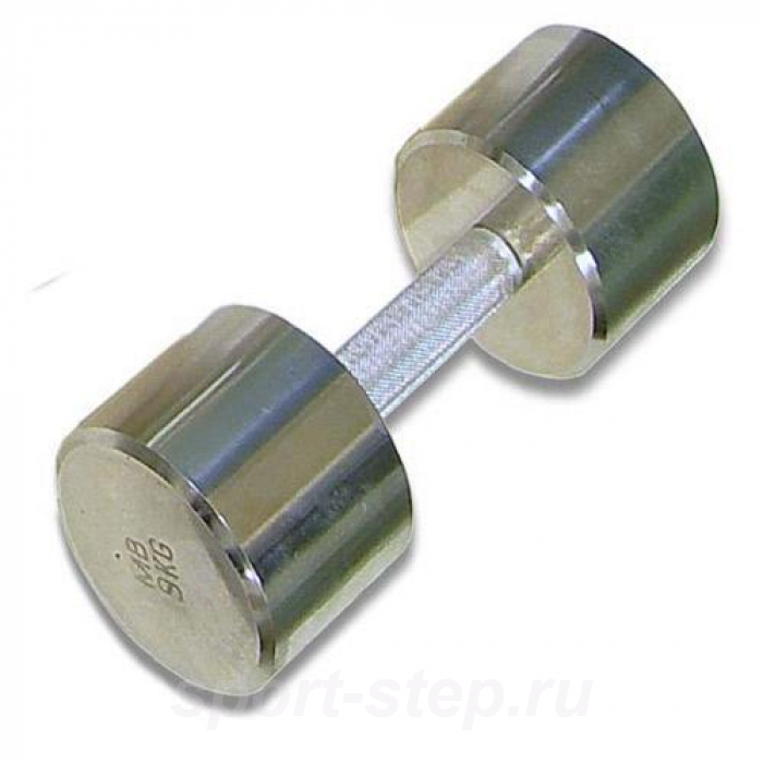 Гантель хромированная для фитнеса 9 кг MB-FitM-9