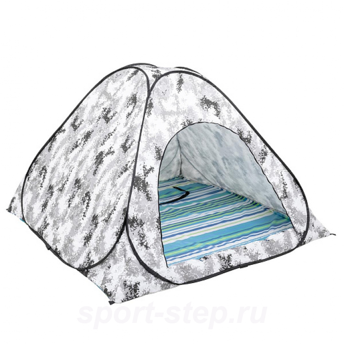 Палатка зимняя автомат утепленная 1,8*1,8 КМФ цифра дно на молнии (PR-D-TNC-040-1.8) Premier Fishing