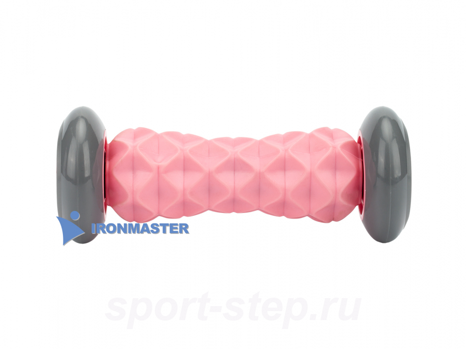Роликовый массажер розовый Ironmaster IRBL17104-P