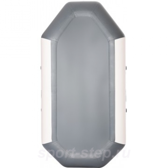 Лодка Бриз 190 (гребки + жесткое сиденье) бело/серый