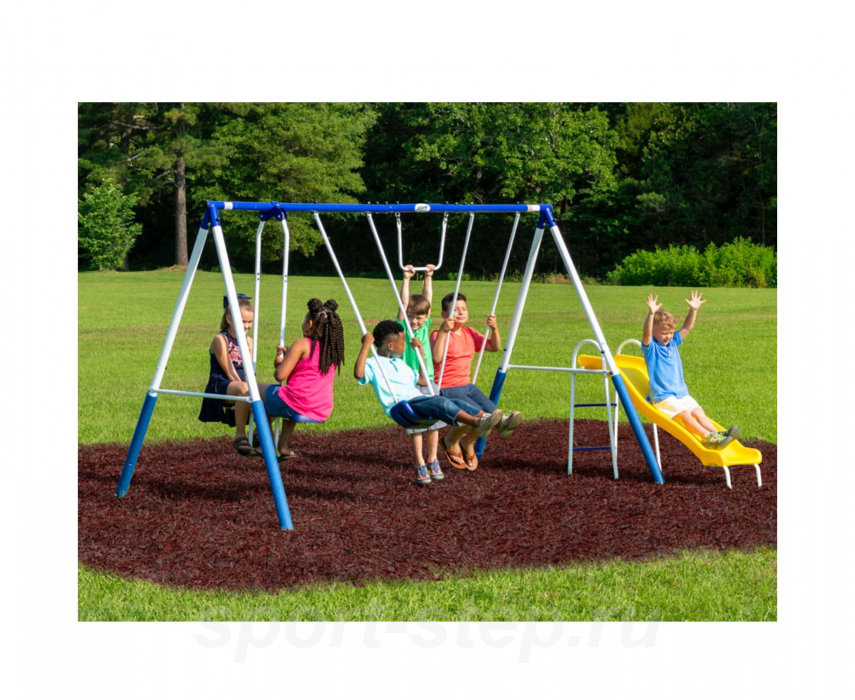 Детский комплекс DFC качели, качели-балансир, горка 74201