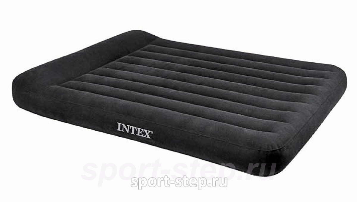 Односпальный надувной матрас Intex Pillow Rest Classic Bed Twin 66779 с встроенным электрическим насосом