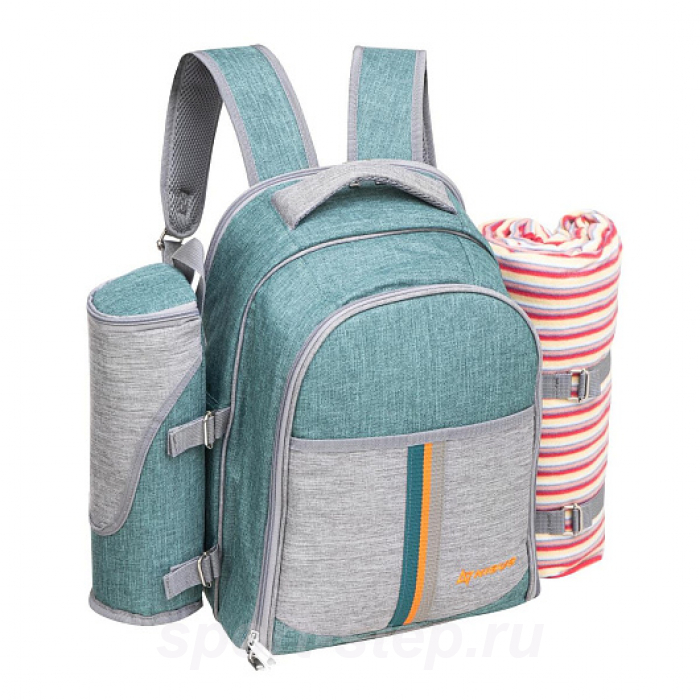 Набор для пикника на 4 персоны зеленый/серый (N-904(4)-GG) Nisus