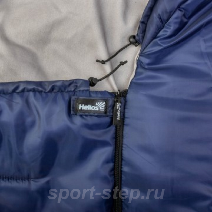 Спальный мешок FUJI Wide 400 (220х90, синтепон, синий) (T-HS-SB-FW-400) Helios