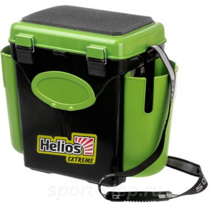 Ящик зимний FishBox односекционный (10л) зеленый Helios