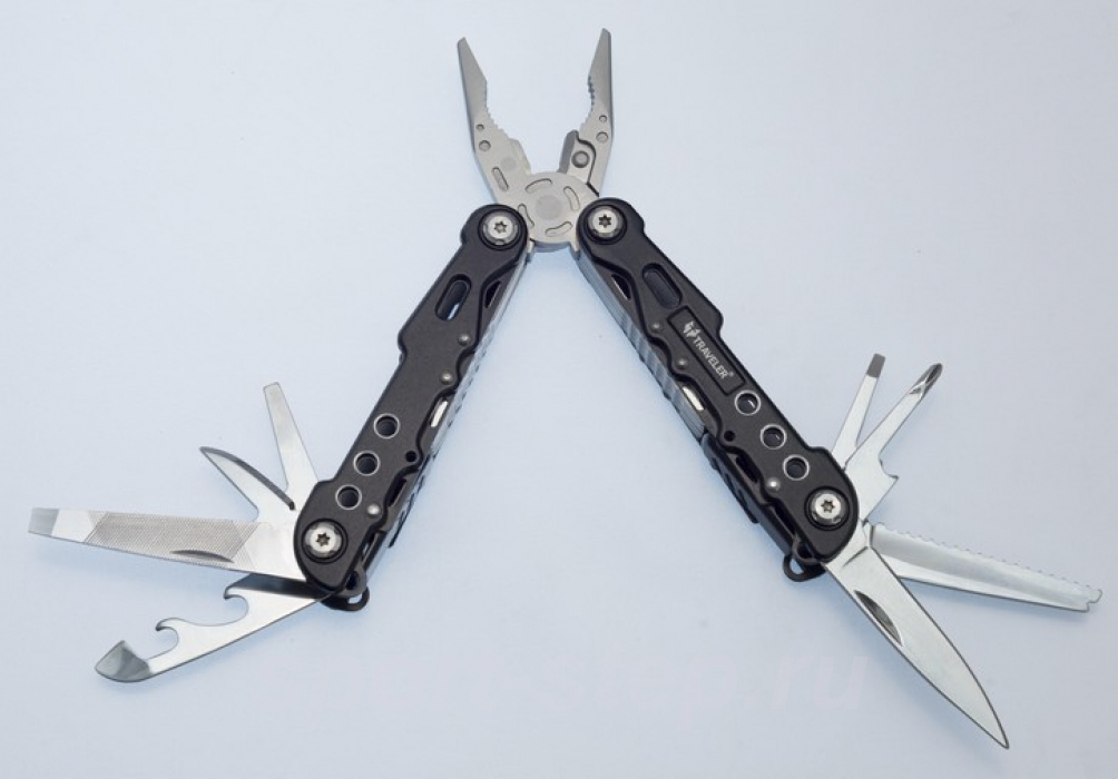 Мультитул MQ007-8G (чехол на пояс, 8 лезвий) цвет black черный