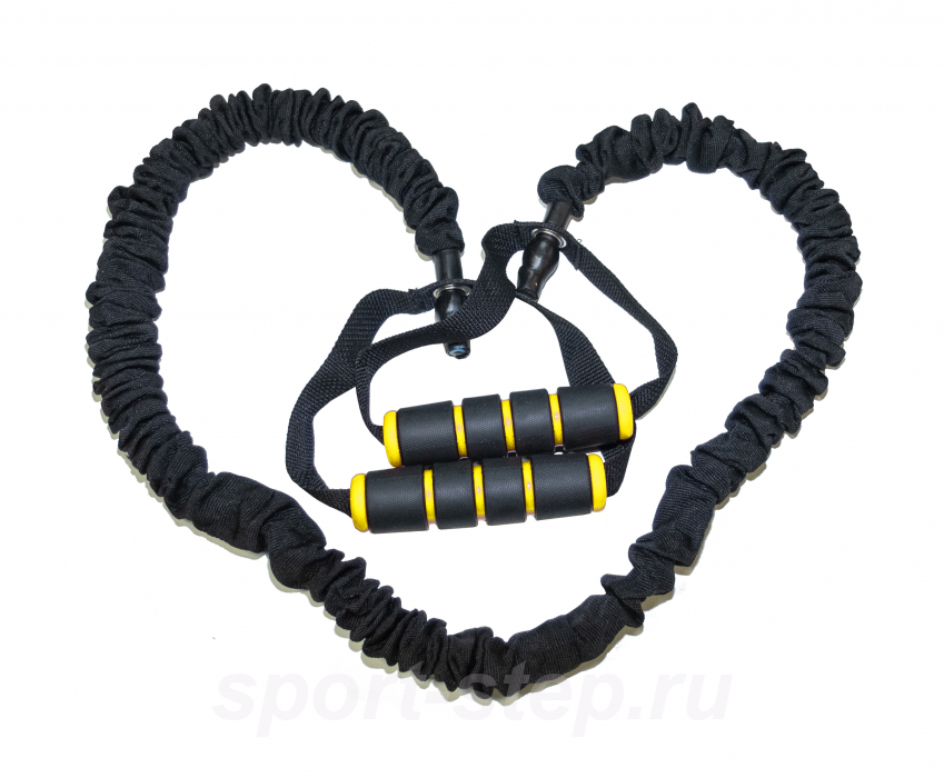 Эспандер в защитном кожухе 120 см среднее сопротивление HouseFit DD-65331