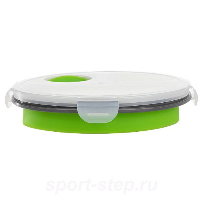 Контейнер силиконовый складной 3 отсека с ловилкой (PR-FH042) PR