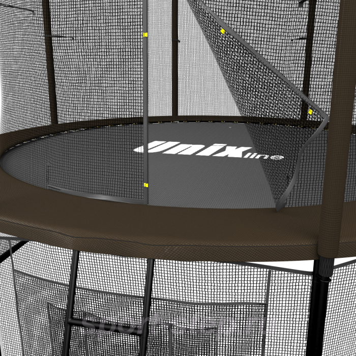 Батут UNIX line Black&Brown 8 ft (inside)