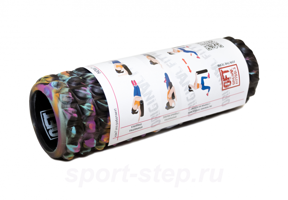 Цилиндр массажный 30х10 см Original FitTools FT-VMR-3010