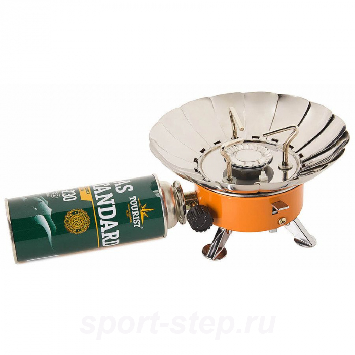 Плита газовая мини в сумке с ветрозащитой Tourist TULPAN-S TM-400