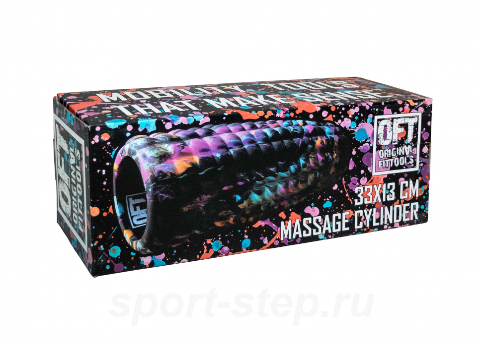 Цилиндр массажный 33х13 см Original FitTools FT-VMR-3313