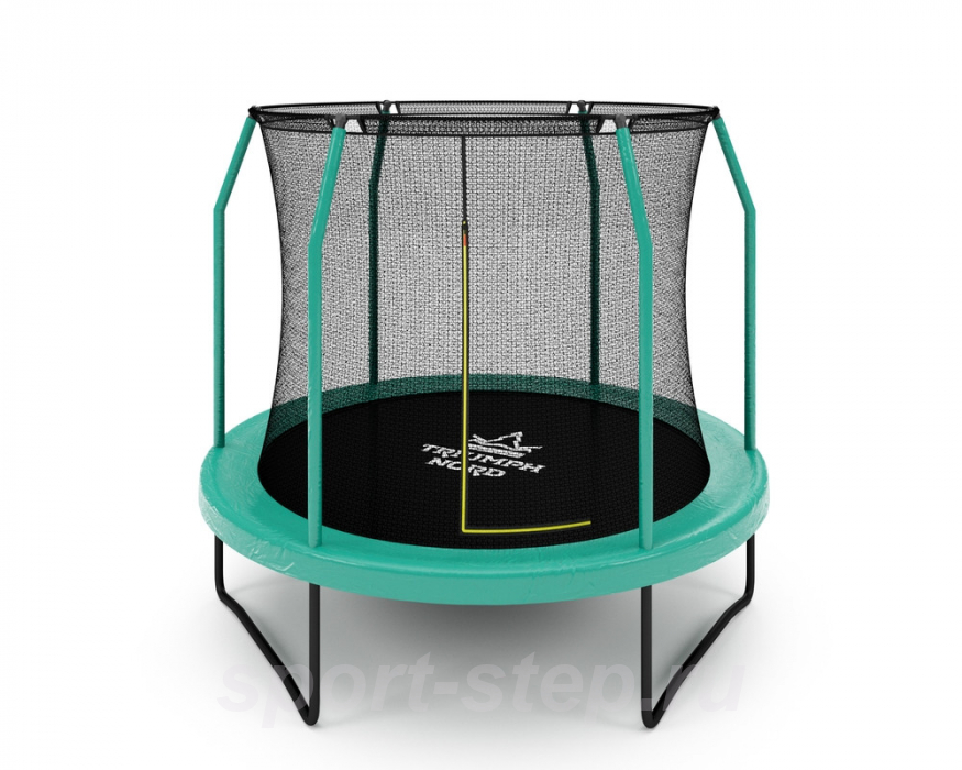 Батут Триумф Норд Чемпион 244 см зеленый