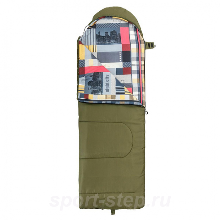 Спальный мешок TRAVEL 400 (210*70) Hollowfiber зелёный (N-SB-H400-210x70) NISUS