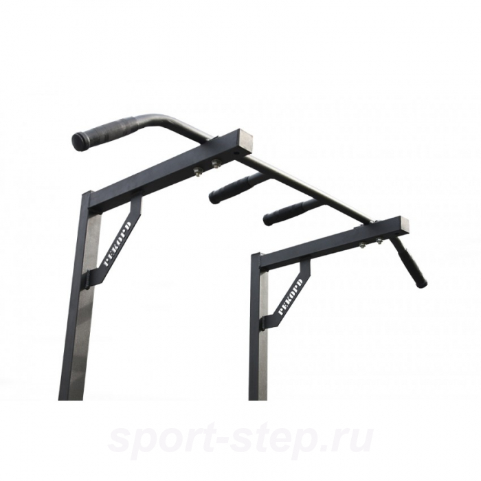 Турник-пресс-брусья напольные с гребенкой для штанги MironFit Рекорд RK-016