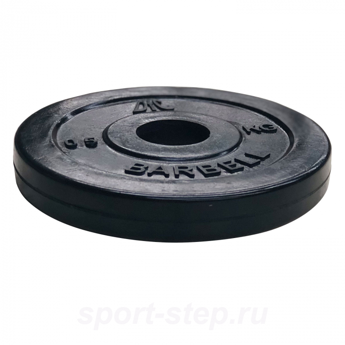 Диск обрезиненный DFC, чёрный, 31 мм, 1,25кг, WP021-31-1.25