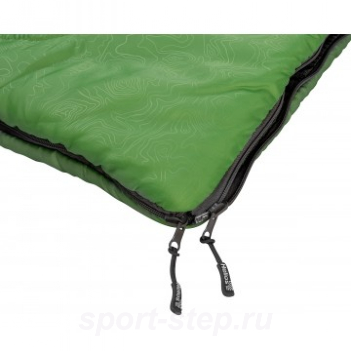 Спальный мешок TORO Wide 200L (220х90, левый стратекс, салатовый) (T-HS-SB-TW-200L) Helios